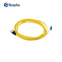 China Low Insertion Loss 2 Core Lc To St Patch Cord Duplex SM 2.0mm 0.5M factory