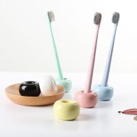 Quality Household Ceramic Toothbrush Holder Set Stand With Pink Blue Green Color for sale