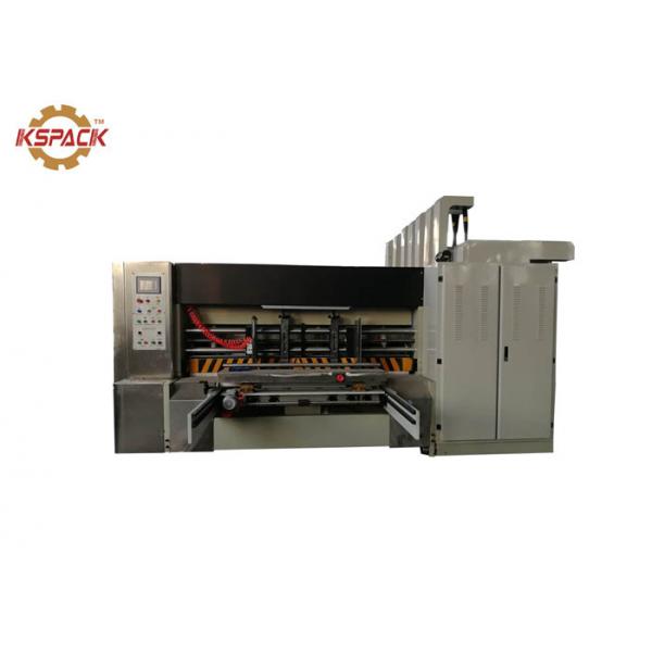 Quality Automatic Corrugated Cardboard Box Printing Die Cutting Machine White Color KSJ-1200 Type for sale