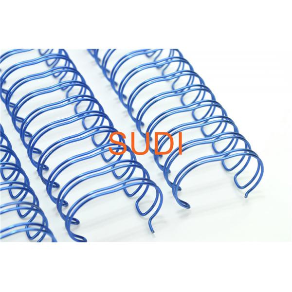 Quality 2:1 Pitch Inner Diameter 16MM-44MM Blue Spiral Coil Binding Supplies for sale