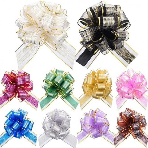 Quality Woven Pull String Ribbon Bows for sale