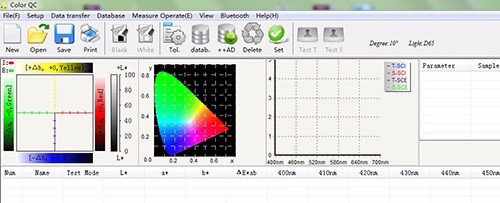 Tabletop Textile Color Reading Machine / Textile Color Tester / Textile Spectrophotometer