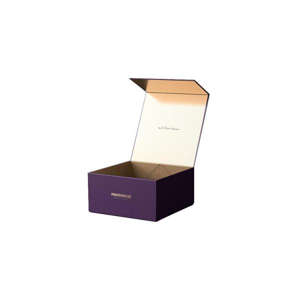 Quality Handmade Luxury Magnetic Gift Box , Cardboard Rigid Box With Magnetic Closing for sale