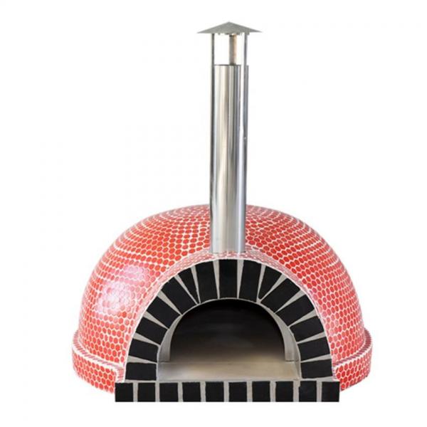 Quality 10min  Outdoor Heating Ceramic Pizza Oven Wood Fired Stone Oven for sale