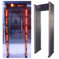China 18zones White Metal Detector Temperature Scanner Machine 4M Max Distance factory