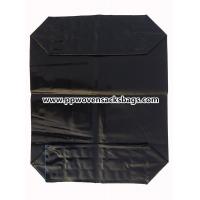 Quality Black PE Plastic Valve Sealed Bags for Packing Activated Carbon / 25kg Valve PE Sacks for sale