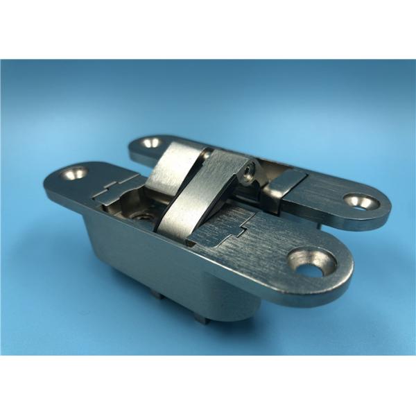 Quality Right Open 3D Concealed Hinges With Satin Nickel Surface Treatment for sale