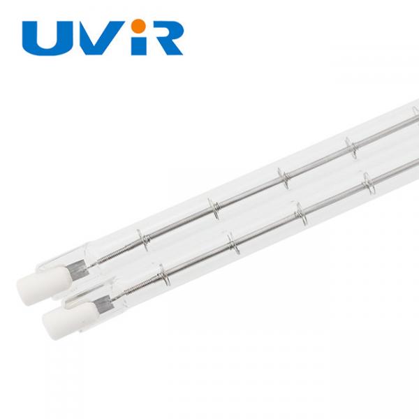 Quality Transparent Quartz Infrared Heater Lamps Short wave 10mm diameter for sale