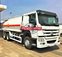 Buy cheap 6X4 Stainless Steel Fuel Transport Trucks , 20000 - 25000 Liter Gasoline Tanker from wholesalers