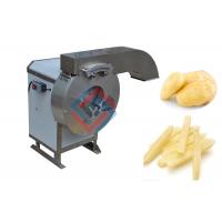 China 220V 380V Voltage Potato Chips Cutting Machine / Stainless Steel Potato Cutter factory