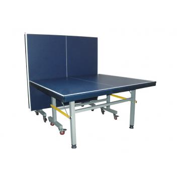 Quality Movable Competition Table Tennis Table Standard Size Blue Color With Wheels for sale