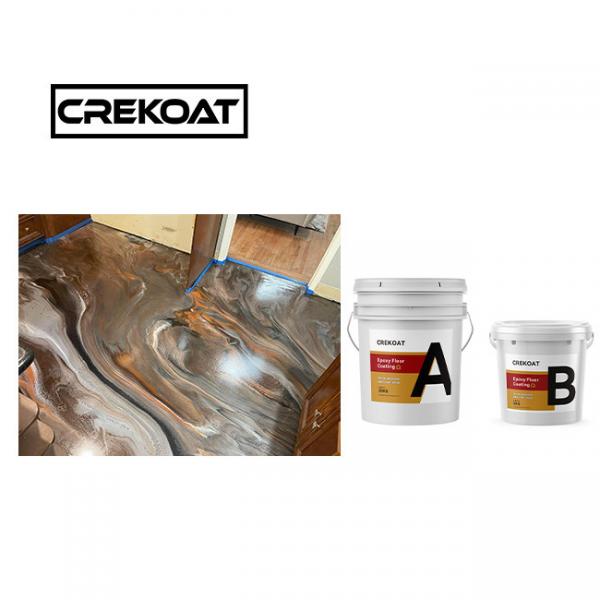 Quality 3mm Marble Metallic Epoxy Floor Coating No Bubbles Quick Curing for sale