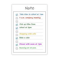 China ODM SGS Dry Erase Magnetic Daily Planner Grocery List Notepad for sale