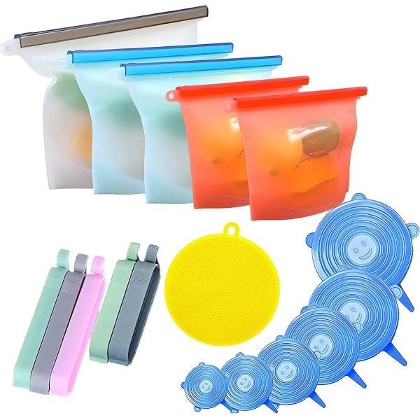 Quality Kitchen Odorless Silicone Storage Bag For Freezing Practical for sale
