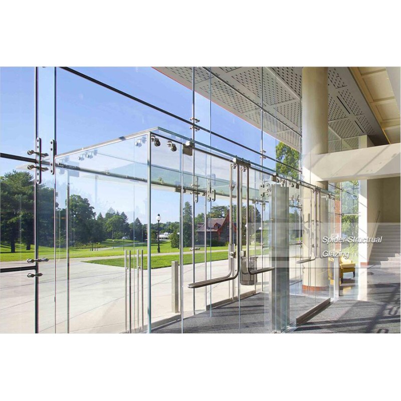 Point Support Glass Systems Structural Glazing Point Supported Glass Curtain Wall Spider Glass ...