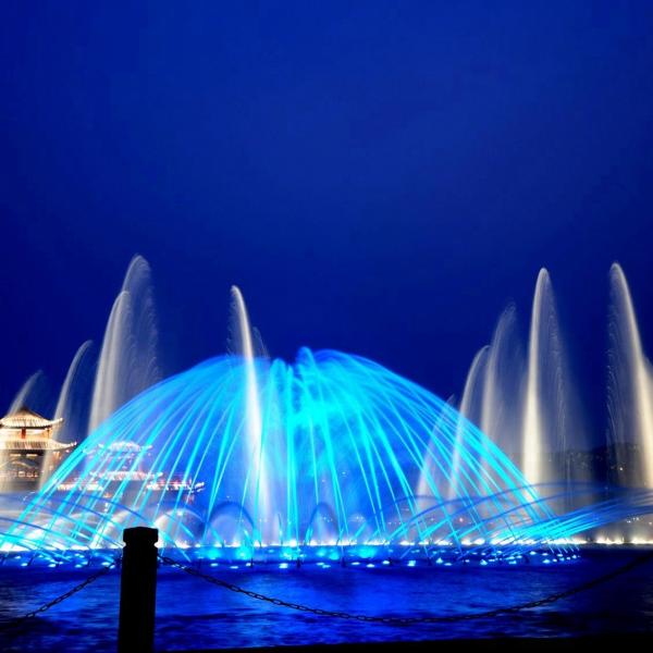 Quality Dynamic Floating Lake Fountains With Lights Entertainment Equipment for sale