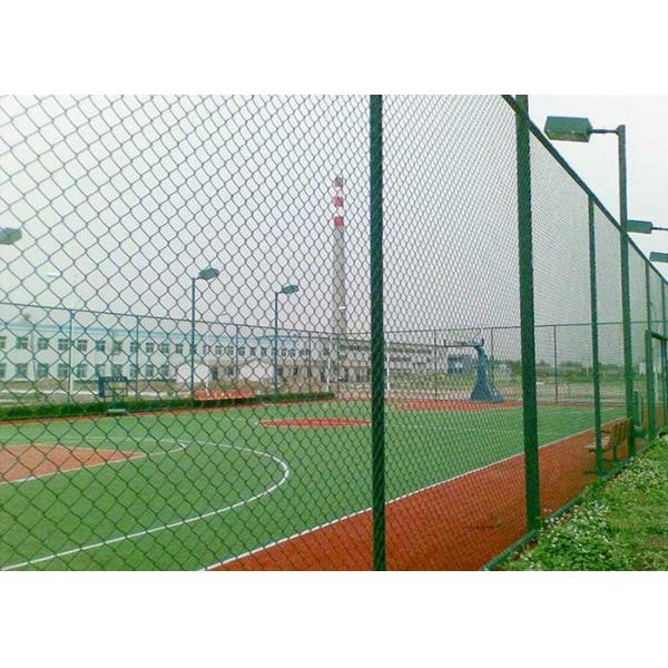 Quality 75*75mm cyclone wire Diamond Chain Link Fence For Playground for sale