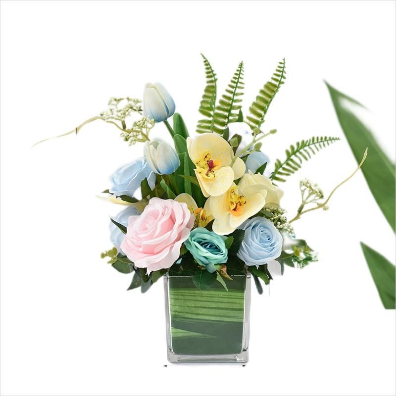 China PVC Artificial Flower Business Tulip Bouquet For Event Conference Tabletop factory