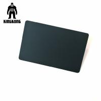 China KingKong Luxury Silicon Black Steel Business Cards Matte Finished Exceptional Feeling factory