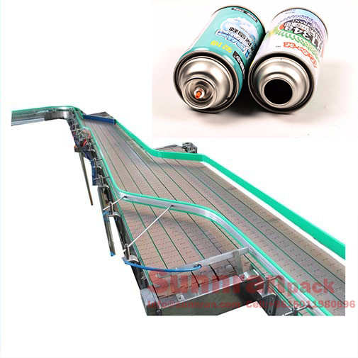Quality Intelligent Empty Can Conveyor Systems For Aerosol Can Sunnran Brand for sale