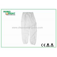 China Safety Waterproof White Mens Disposable Pants For Travelling factory
