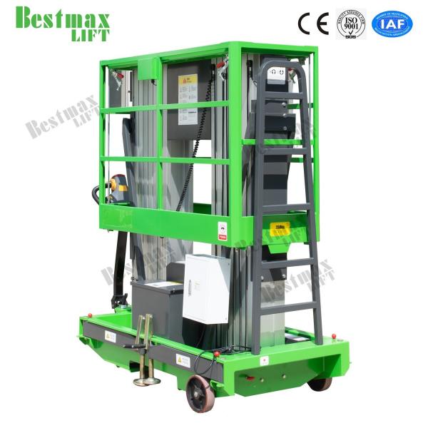 Quality 6m Platform Height Mobile Vertical Lifting Platform With Double Mast for sale