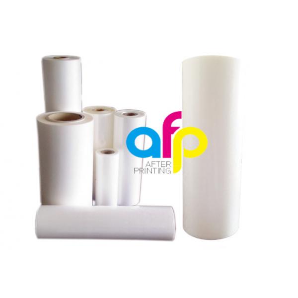 Quality Customized Size Glossy / Matt Lamination Roll , Plastic Clear Laminate Roll for sale