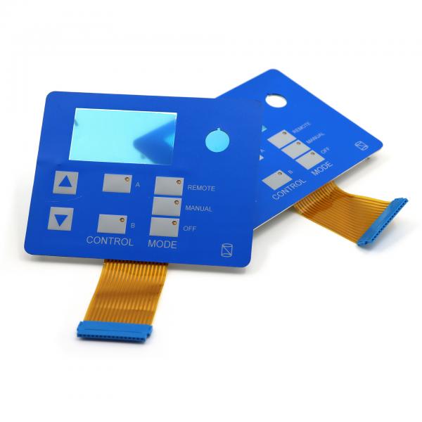 Quality Polymide Circuit Backpanel Membrane Switches With Aluminum Backer for sale