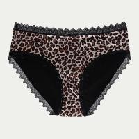 Quality Leopard Washable Leak Proof Underwear Knitted High Absorbency Period Pants for sale