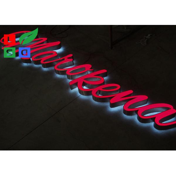Quality Wall Mounting SS304 Custom LED Channel Letter Signs IP55 Led Outdoor Letters for sale