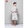 China Mens Soft Bathrobe Fleece Kimono Hotel Spa Bathrobe Adults Men Boys Washable Breathable Fleece factory