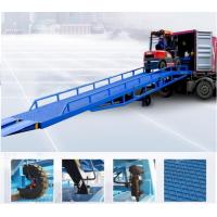 China 8T mobile container dock levelers portable loading unloading ramps for trucks factory