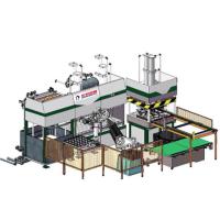 China Stable Operation Pulp Molding Machine Paper Molding Machine 260kw Power factory