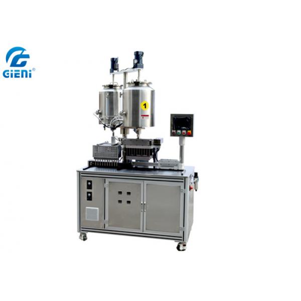 Quality Newly Designed 10 Nozzles Lipstick Hot Filling Machine with 2 Tanks for sale