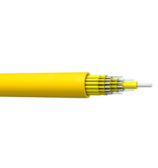 Quality Indoor use MTP/MPO fiber optic armored cable single sheath micro 2-core to 24 for sale