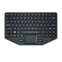 China Rugged Military Keyboard MIL-STD-461G And MIL-STD-810F Dual PS2 Interface With Touchpad factory