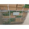 China Industrial Storage Cage , Stackable Wire Mesh Baskets 500-2000kg Capacity factory