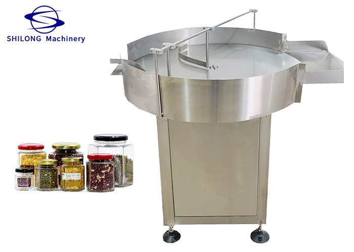 China 120W Bottle Feeding Table CE Rotary Accumulation Table 80 Cans / Min factory
