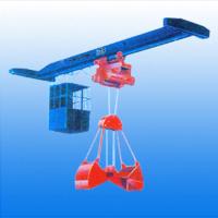 China 10 Ton Wireless Remote Control Grab Bucket Single Girder Eot Crane for sale