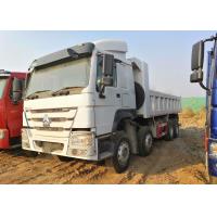 Quality White HOWO 8x4 Tipper Truck Heavy Duty Construction Dump Truck 30 Cubic for sale