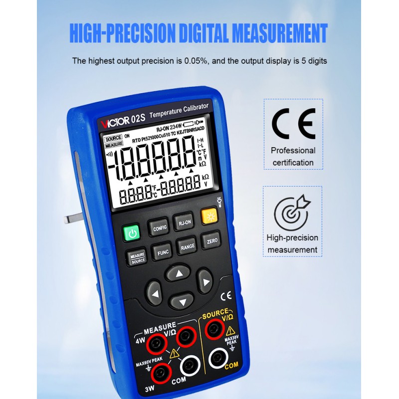 RTD Calibrator Thermocouple Multifunction Process Calibrator ...