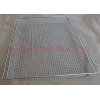 China Food Grade Metal Wire Mesh Tray For Drying Ss Perforated Container factory