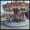 China musement park rides fairground carousel horse for sale lived by children and adult factory