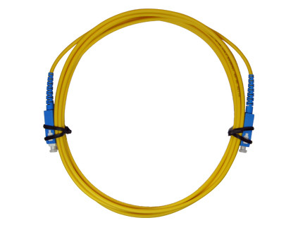 Quality SC / UPC Connector Fiber Optic Patch Cord , Simplex 3.0mm LSZH Cable for sale