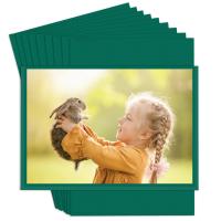 Quality Green Color 4x6 Magnetic Photo Frames Easy To Use Plastic Box Magnets For for sale