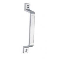 China Powder Coated Chrome Door Lock Handles Curved For Kitchen Cabinet for sale