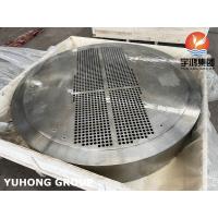 Quality A516 GR.70N STATIONARY carbon steel TUBESHEET HEAT EXCHANGER PART for sale