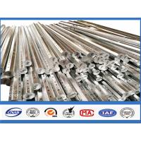 Quality 30ft 9150mm 15kv Transmission Line Galvanized Octagonal Steel Pole for sale