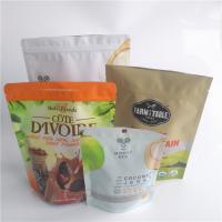 China Resealable Stand Up Pouches Slim Tea Bag with Degassing Valve factory