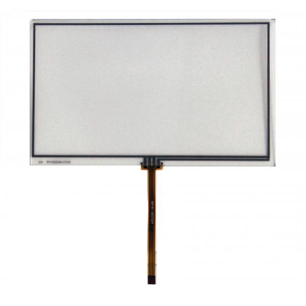 Quality 7 Inch 4 Wire Resistive Touch Panel Screen  ITO Glass + ITO Film +FPC Structure for sale